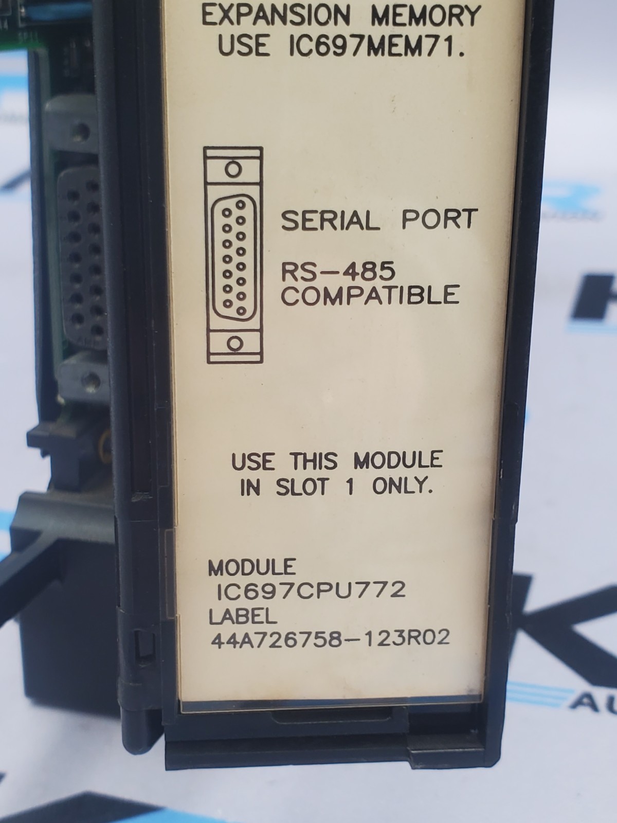 GE Fanuc IC697CPU772L Single Slot PLC CPU Module
