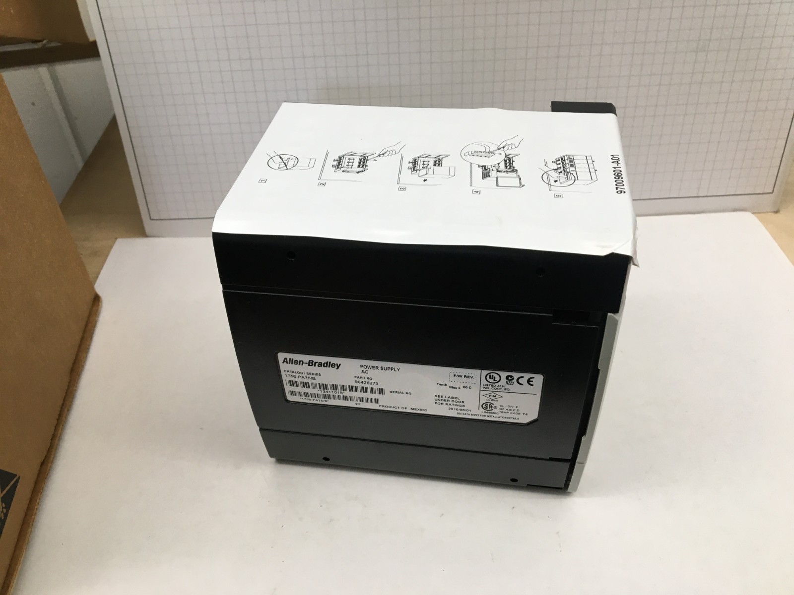 Allen Bradley 1756-PA75/B ControlLogix Power Supply Module, 96426273 NEW Texas