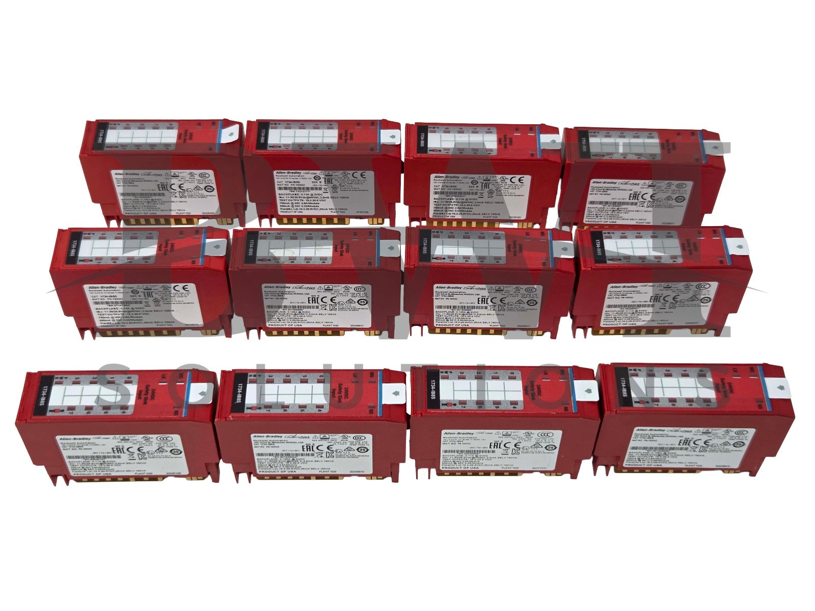 NEW Allen Bradley 1734-IB8S /B Point Guard I/O Input Module 1734IB8S Lot of 12