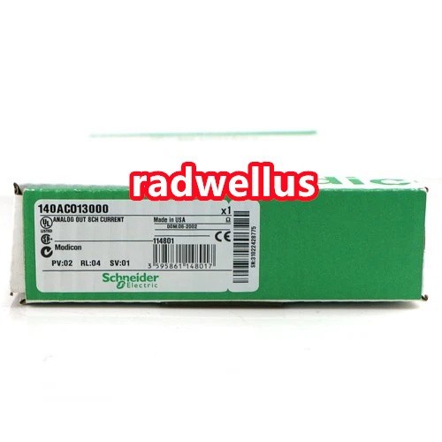 New Schneider 140ACO13000 Analog Output Module In Box Fast Shipping