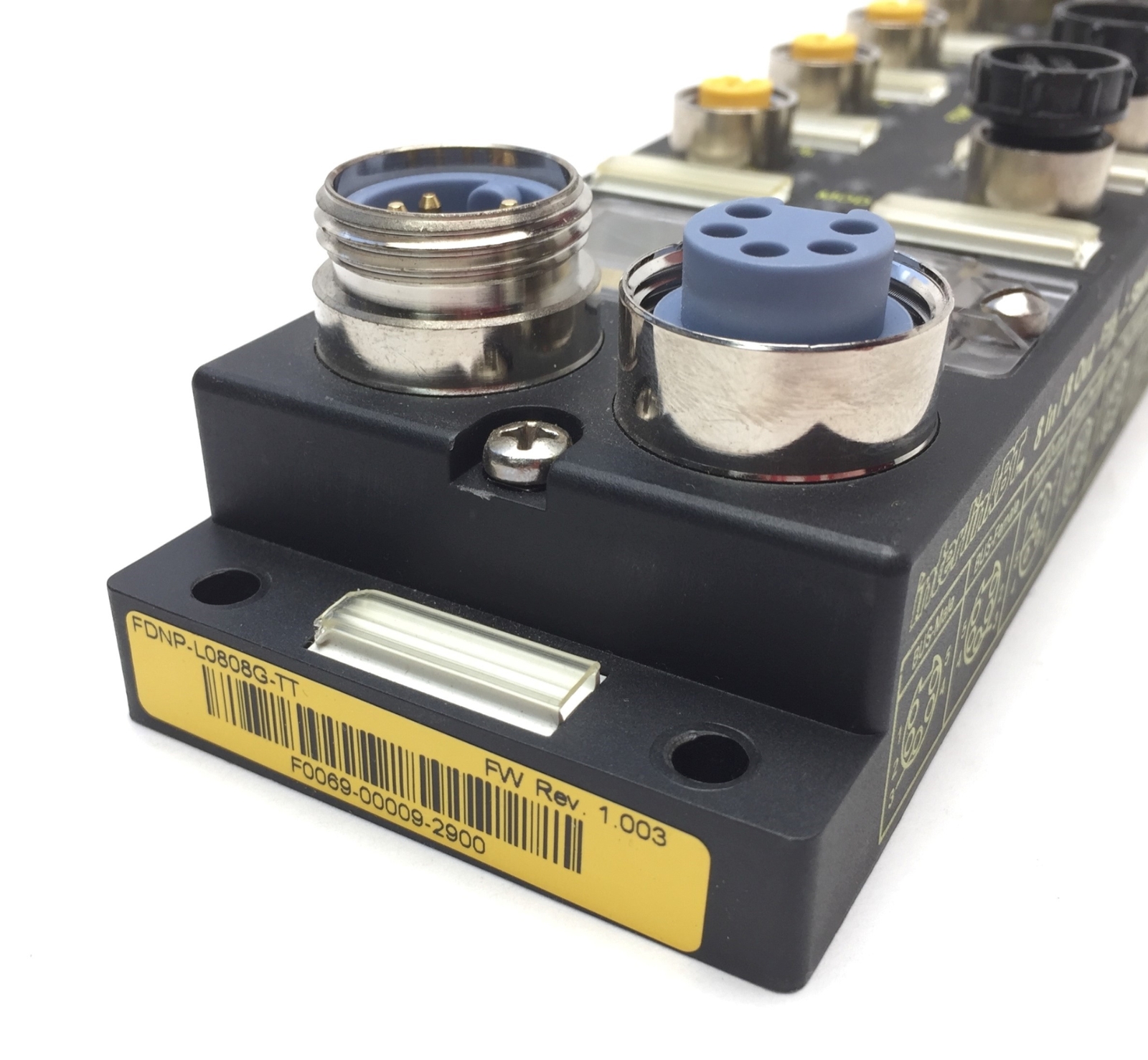 Turck FDNP-L0808G-TT Bus Stop I/O Module DeviceNet, 8-NPN/PNP In, 8-Out 24VDC