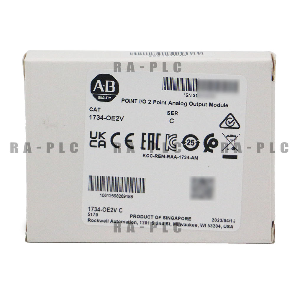 New Allen Bradley 1734-OE2V POINT I/O 2 Point Analog Output Module Factory AB