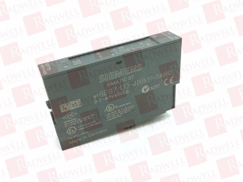 SIEMENS 6ES7132-4BB01-0AB0-EACH / 6ES71324BB010AB0EACH (USED)