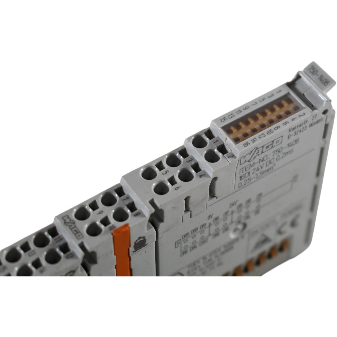 WAGO 750-1406 16-Channel Digital Input Module 24V DC 0.2ms