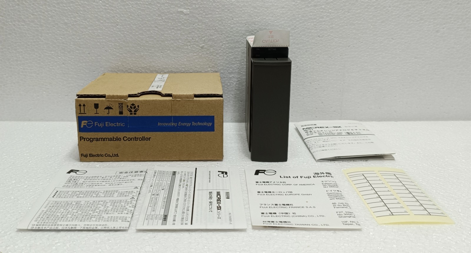 Fuji Electric NP1AXH8I-MR Analog Input Module MICREX-SX 8 Ch 14-bit PLC