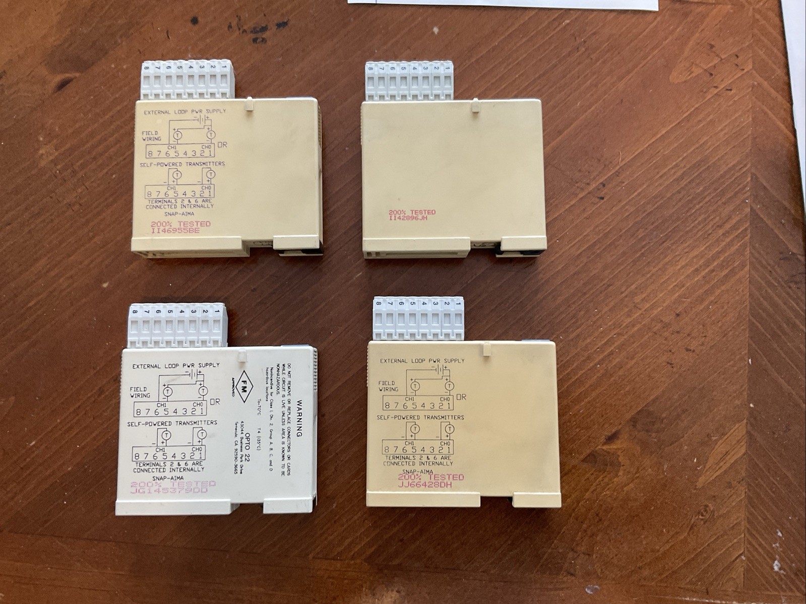 Opto 22 SNAP-AIMA 2-Channel Analog Input Module Milliamp Input +/- 20 mA