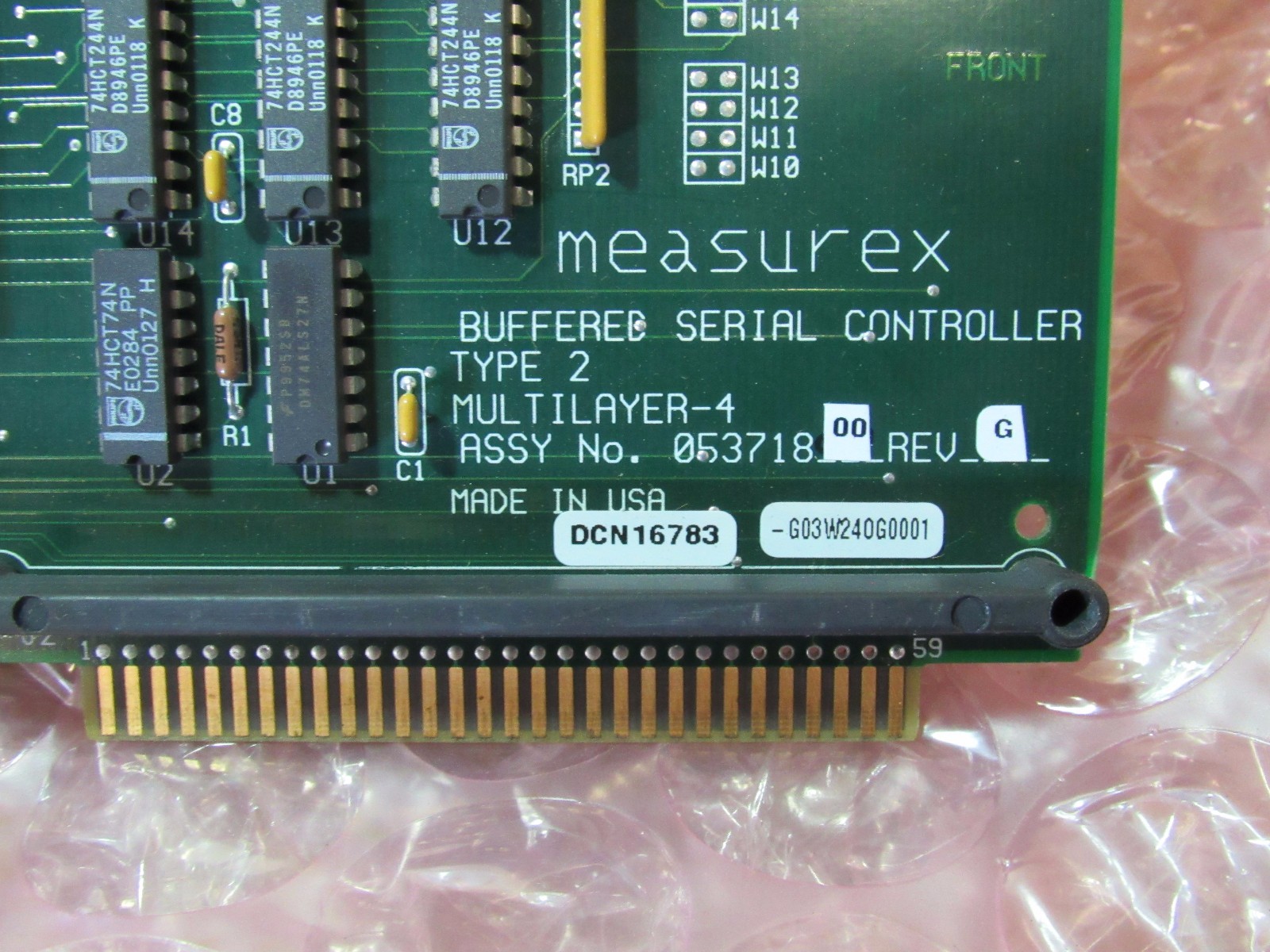 HONEYWELL MEASUREX BUFFED SERIAL CONTROLLER 057318-00 REPAIRED