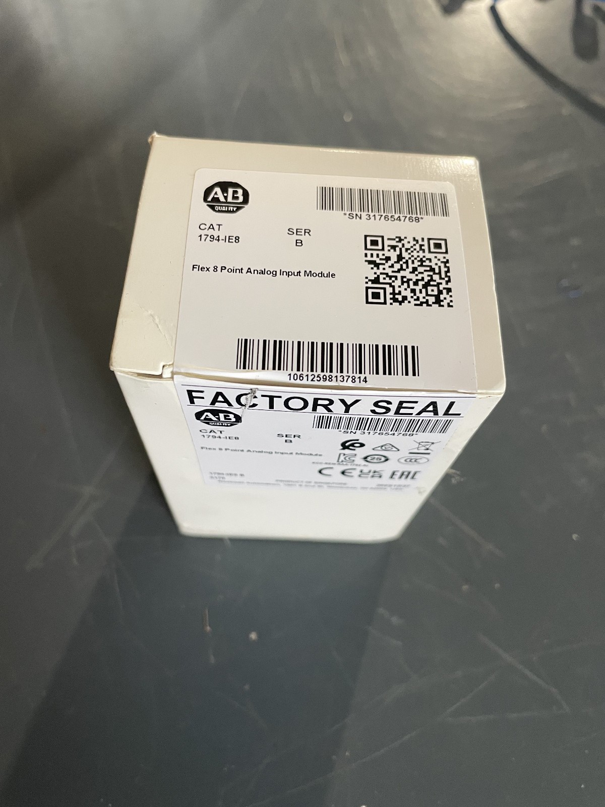 Allen Bradley 1794-IE8 Flex 8 Point Analog Input Module – New, Open Box