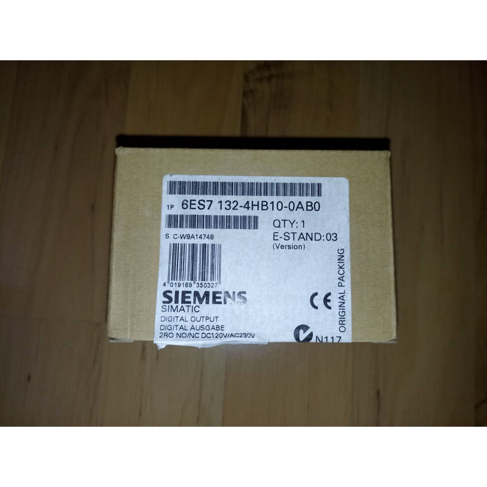 New Siemens SIMATIC DP 5 ELECTRON MODULES 6ES7132-4HB10-0AB0 6ES7 132-4HB10-0AB0