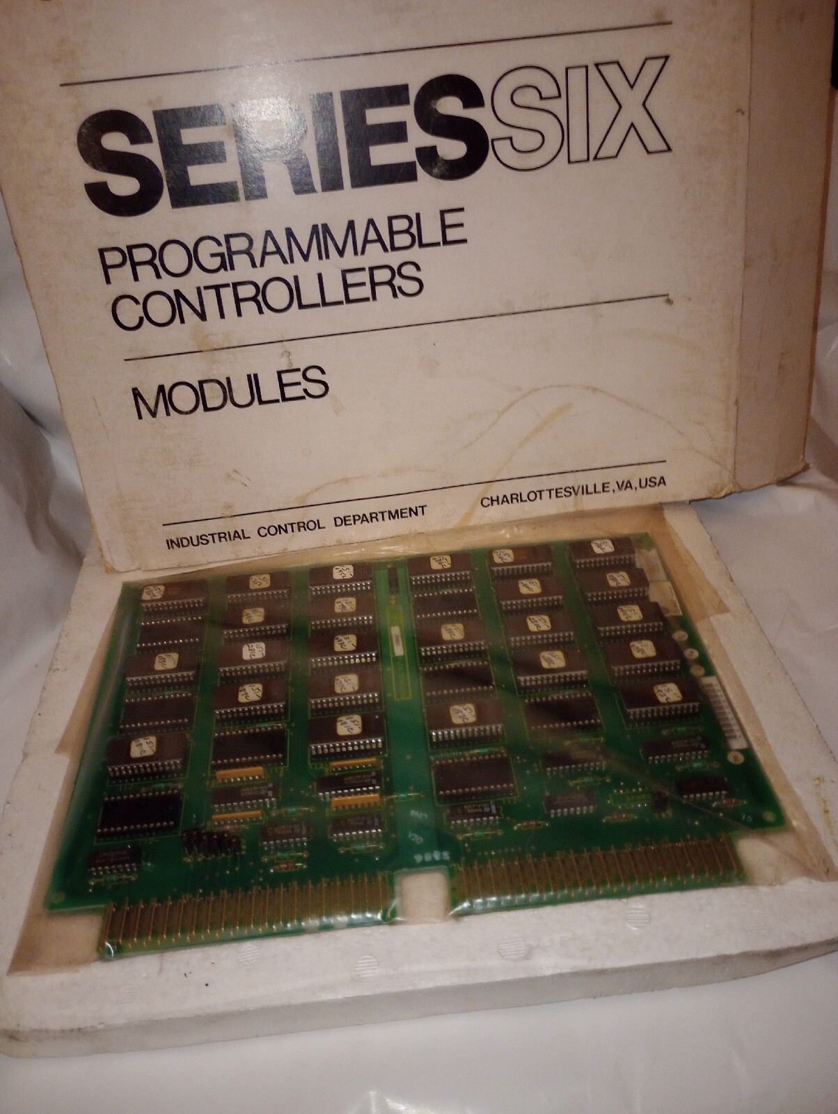 NEW GENUINE GENERAL ELECTRIC IC600PB552A SERIES SIX MODULE BOARD