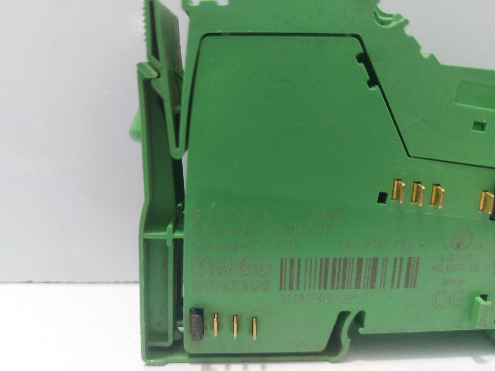 LOT OF 2 PCS PHOENIX CONTACT IB IL 24 DI 4-2MBD