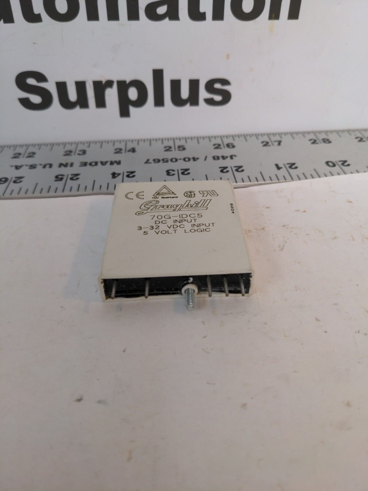 GRAYHILL 70G-IDC5 DC INPUT 3-32 VDC INPUT, LOT OF 10, WHITE