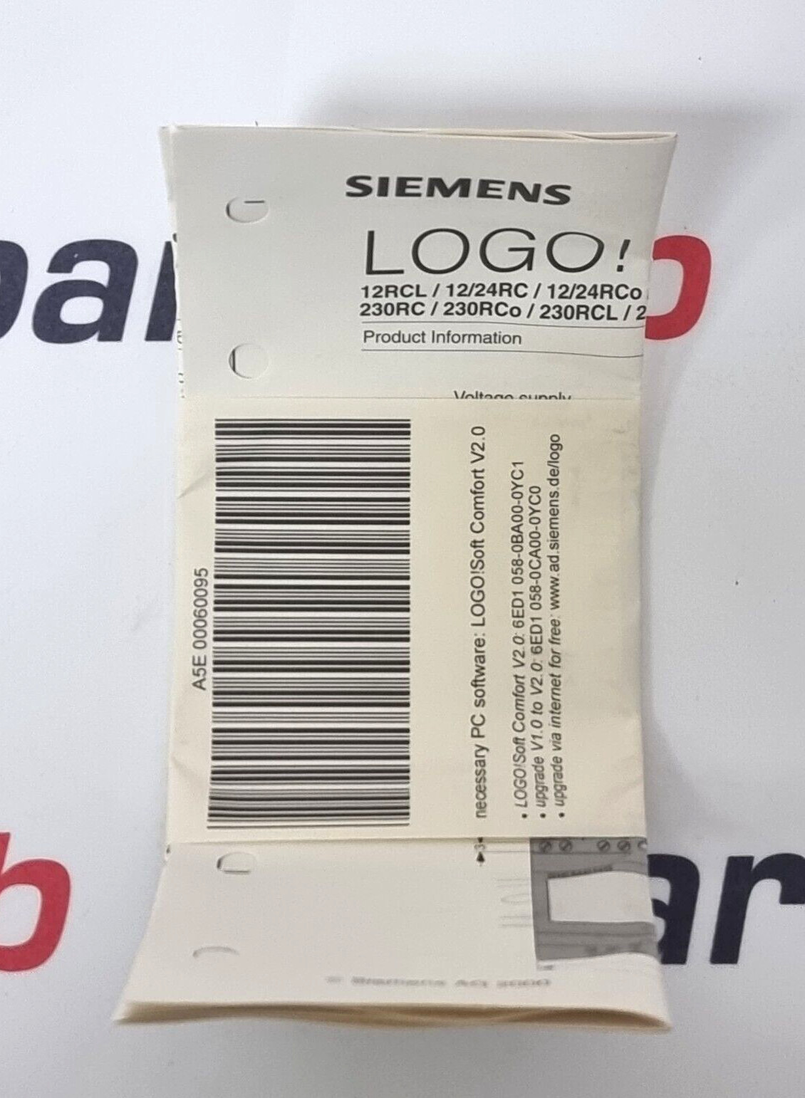 SIEMENS LOGO 6ED1053-1HB00-0BA2 Logic Module