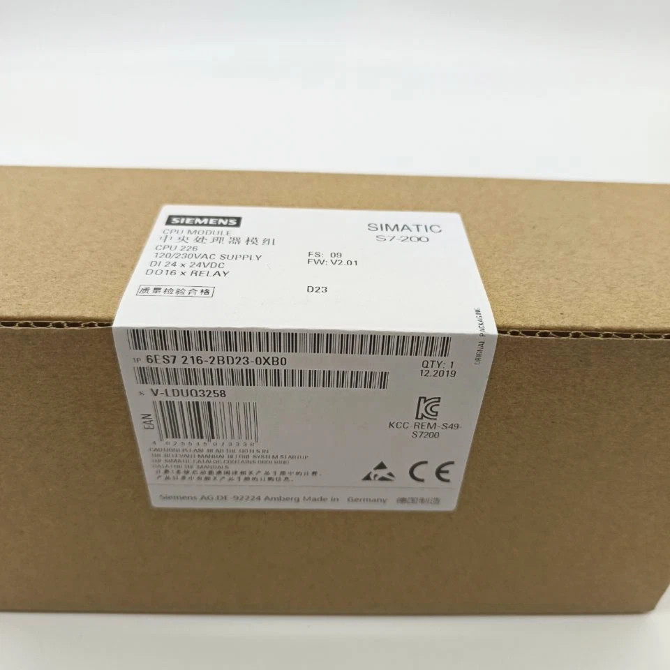New Siemens 6ES7216-2BD23-0XB0 6ES7 216-2BD23-0XB0 SIMATIC S7-200 CPU 226