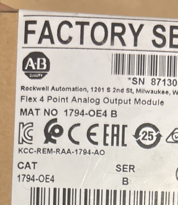 AB 1794-OE4 Ser B Brand New Quality Guaranteed Free Ship