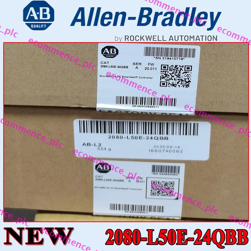 New Sealed AB 2080-L50E-24QBB Micro850 24 I/O EtherNet/IP Controller US Stock