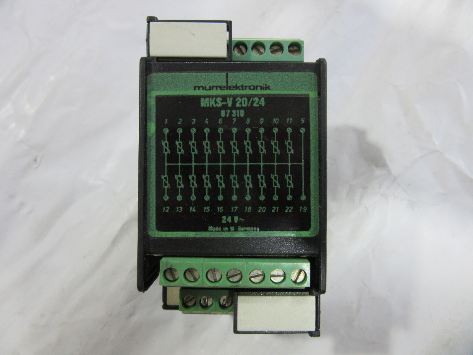 Murrelektronik MKS-V20/24 Viristor Block D-013 VGC!!! Free Shipping