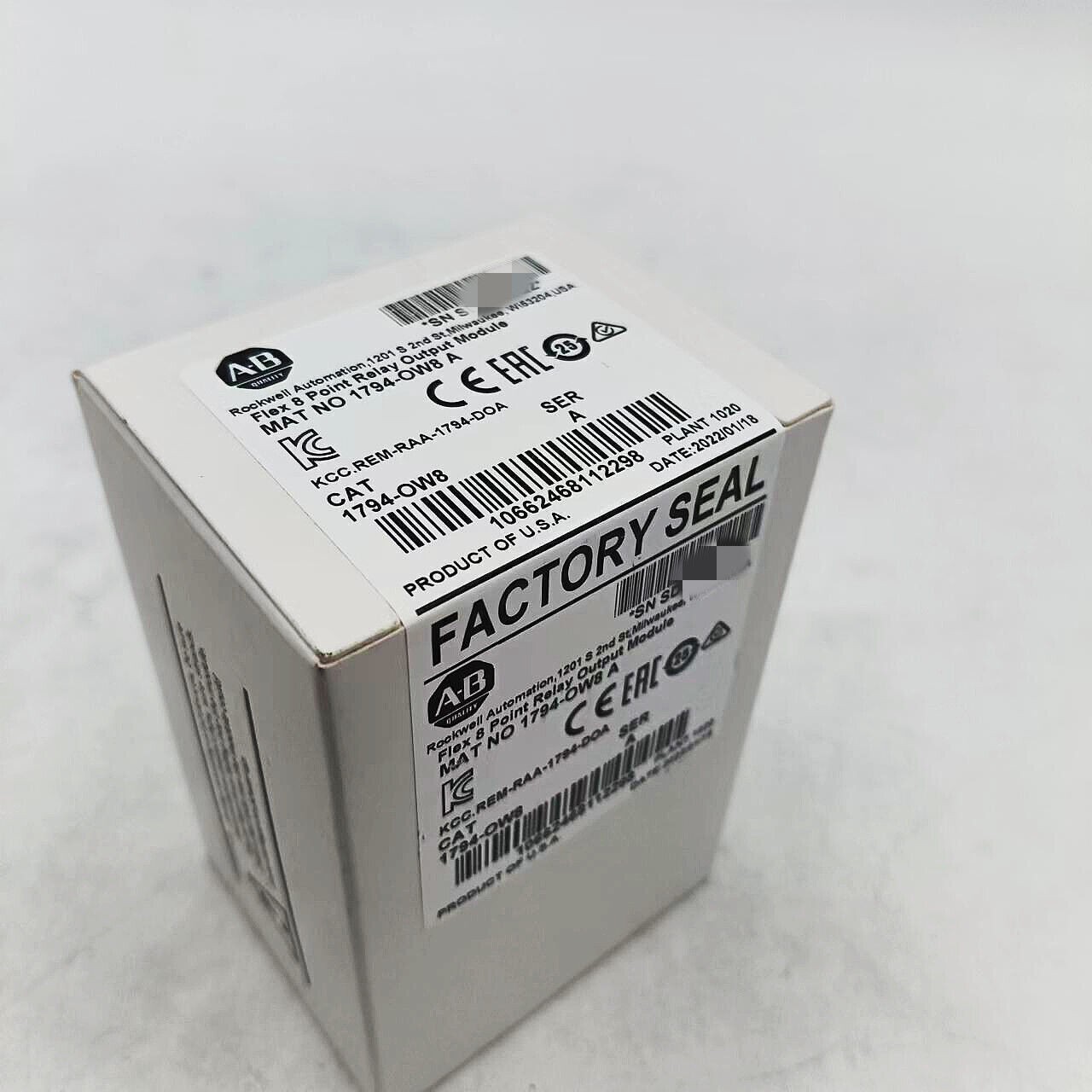 Allen Bradley 1794-OW8 /A Flex 8 Point Relay Output Module New Factory Seal