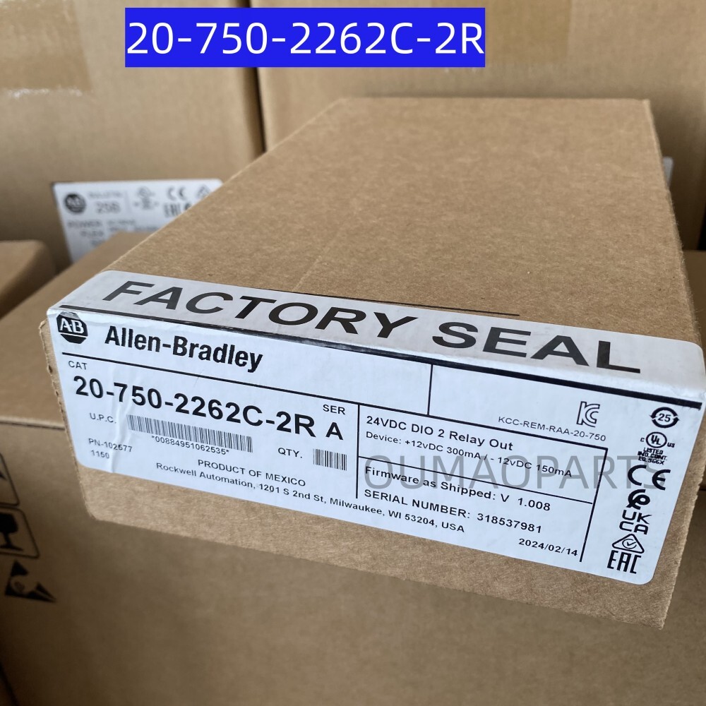 New 20-750-2262C-2R US 207502262C2R PowerFlex 750 24V DC IO Option Module TX