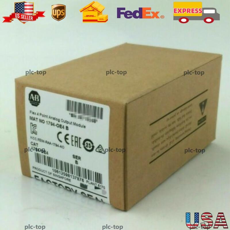 New Sealed AB 1794-OE4 B 1794-0E4 Flex 4 Point Analog Output Module 1794OE4