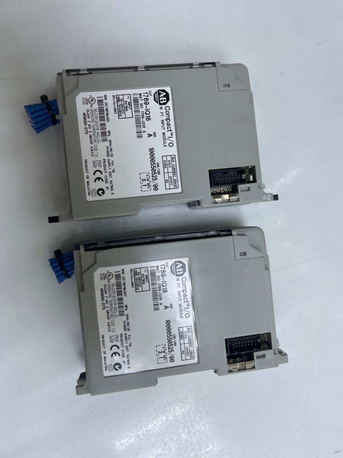 Lot 2 pcs of ALLEN-BRADLEY 1769-IQ16