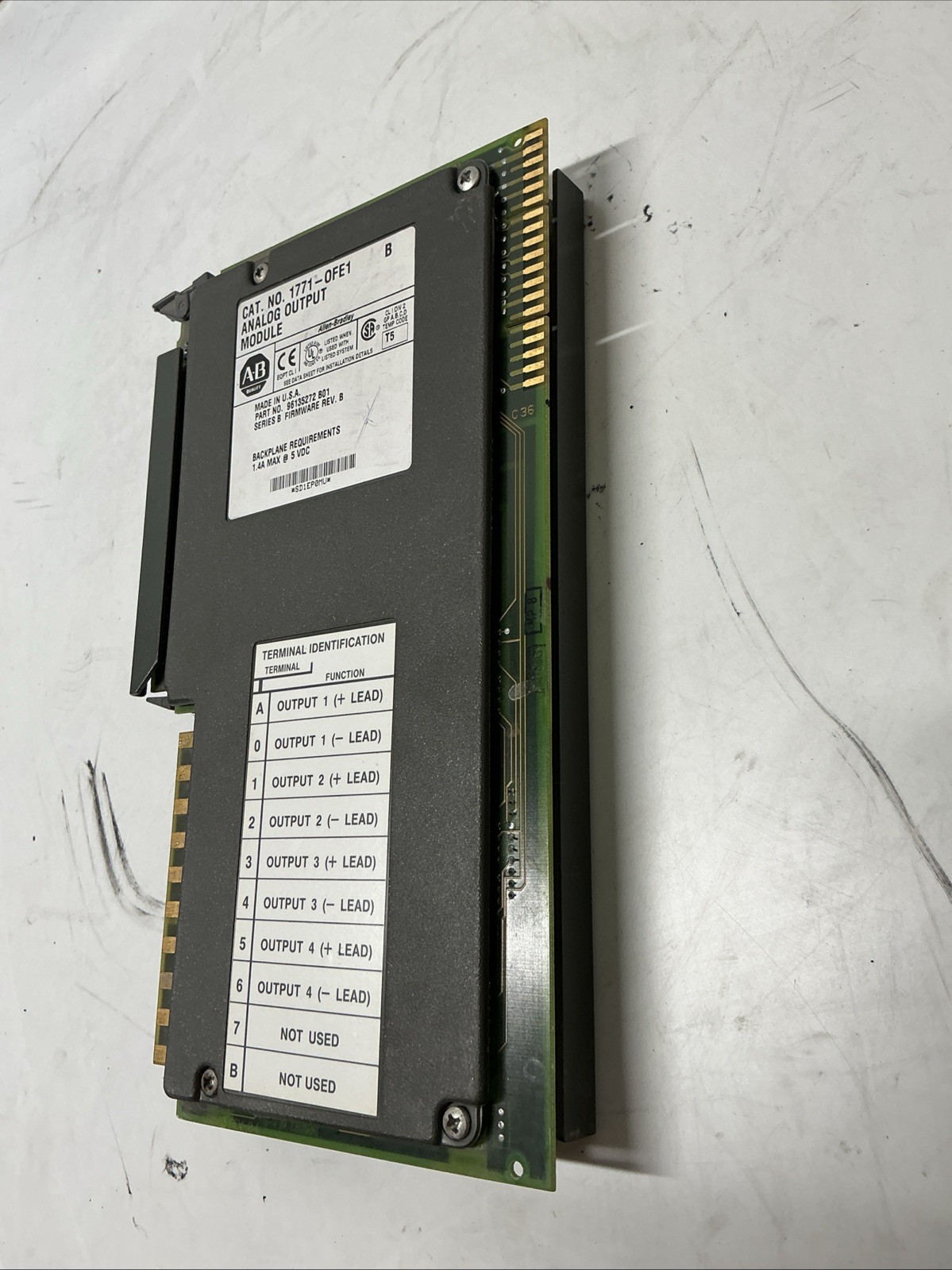 Allen-Bradley 1771-OFE1 Series B Analog Output Module. Z-693
