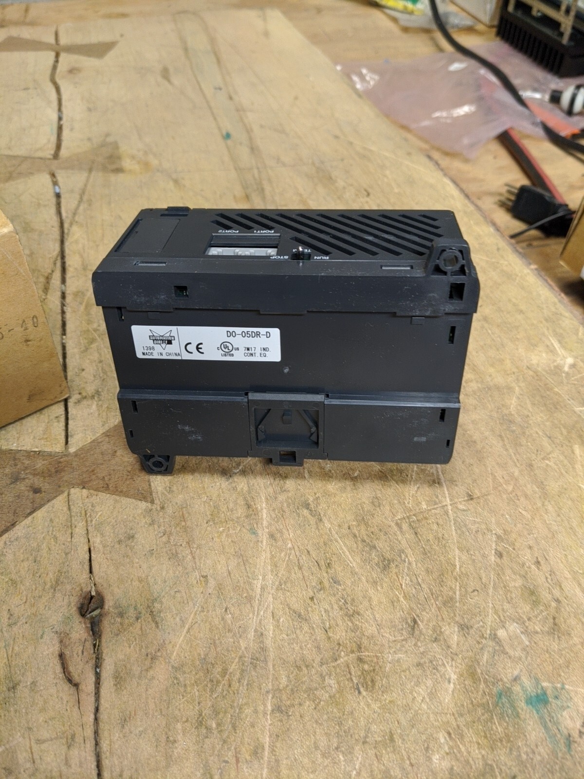 AUTOMATION DIRECT KOYO DIRECT LOGIC 05 MODULE D0-05DR-D (Missing Plastic Cover)