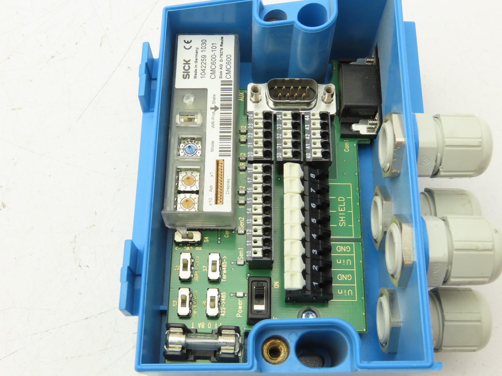SICK CDB620-001 Barcode Scanner Connection Box I/O Module Lot of 2