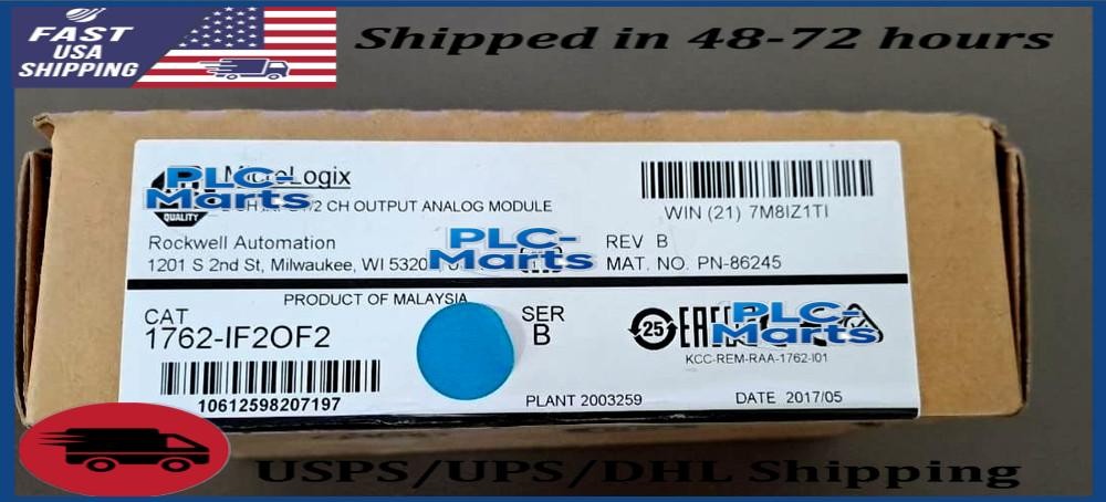 ALLEN BRADLEY 1762-IF20F2 INPUT AND OUTPUT ANALOG MODULE