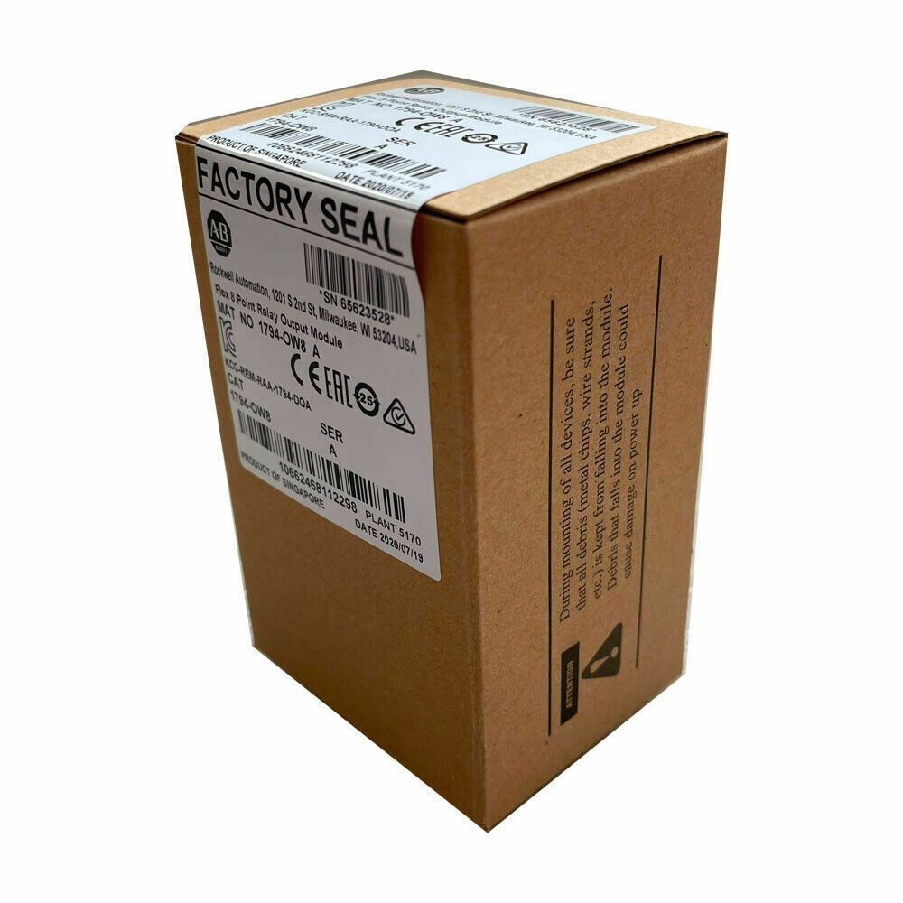 New Factory Sealed AB 1794-OW8 SER A Flex 8 Point Relay Output Module 1794OW8