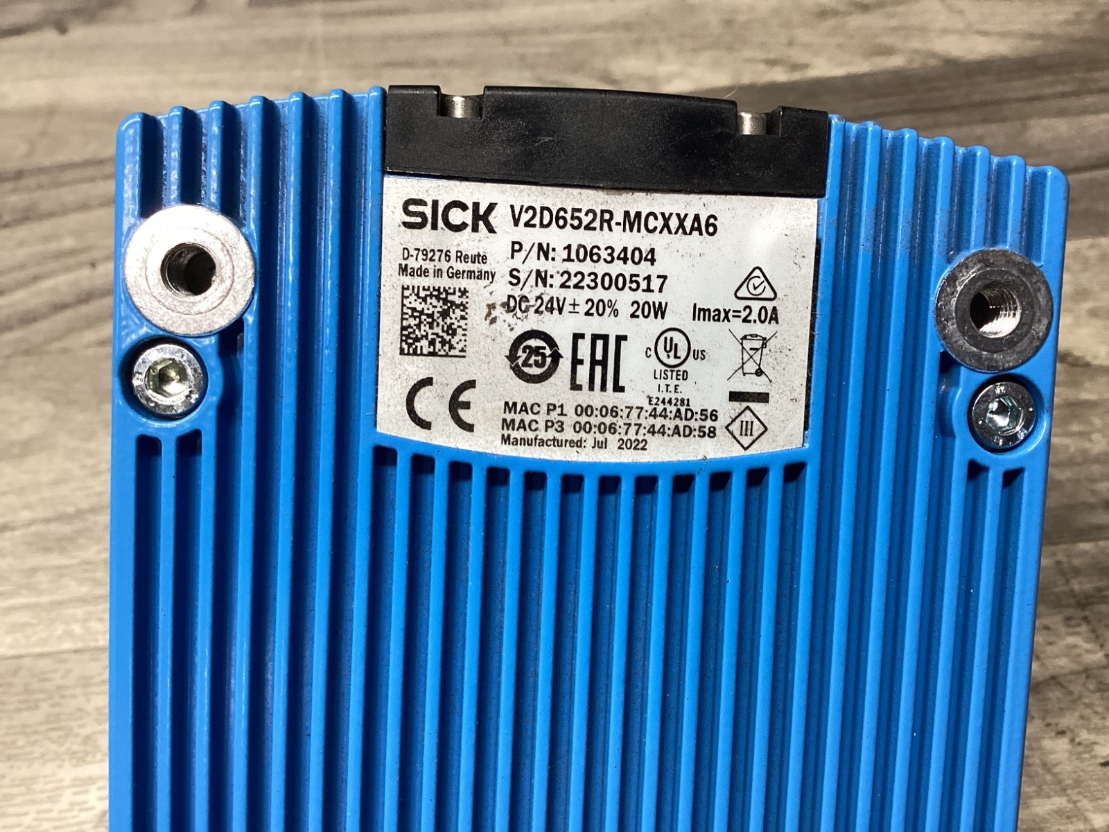 Sick Lector/Camera V2D652R-MCXXA6 #108A166PR2