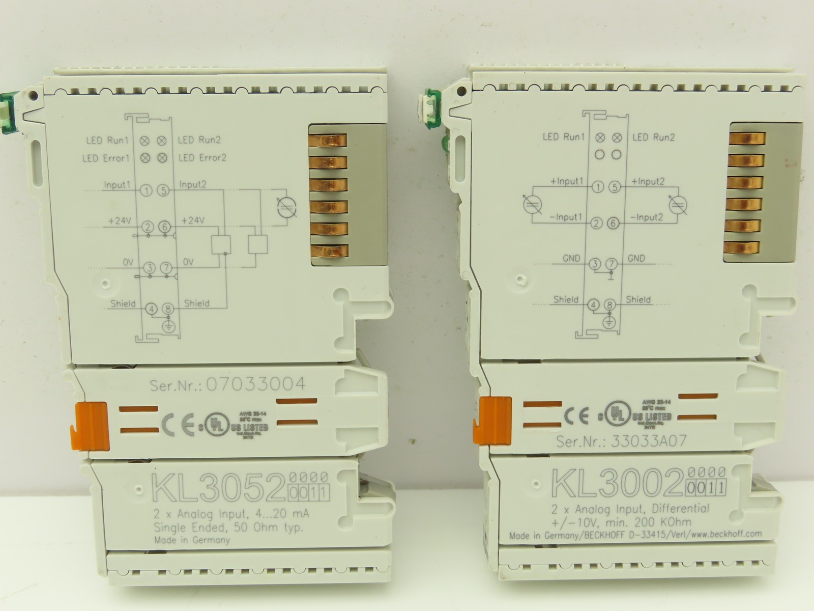 Beckhoff Bus Terminal 8-channel digital I/O Module Mixed Lot of 5 *Read