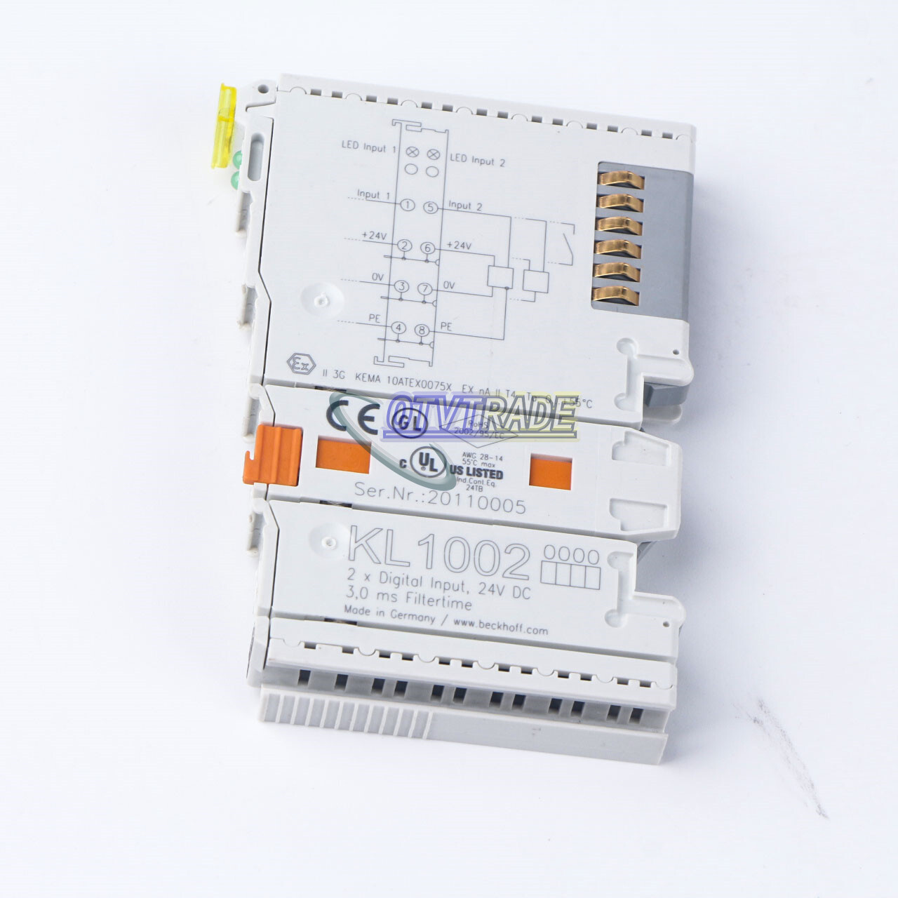 One Used Beckhoff KL1002 Digital Input 24VDC Tested