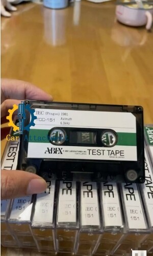 1PCS ABEX Azimuth Test Tape TCC-151 6.3kHz