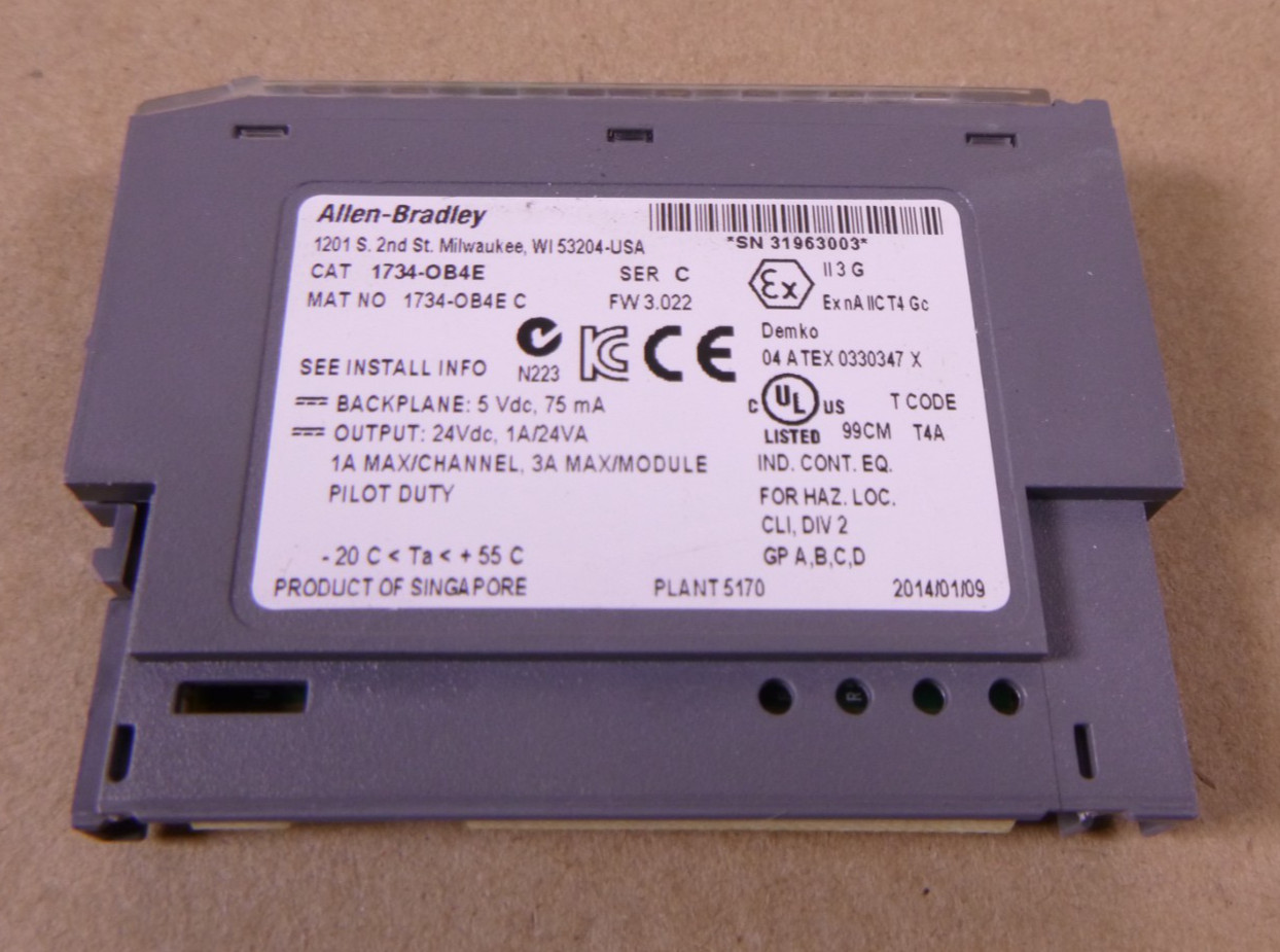 Allen Bradley 1734-OB4E Series C Output Module 1734OB4E