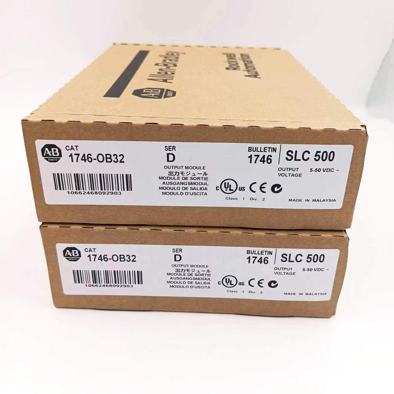 Allen-Bradley 1746-OB32 SER D SLC500 PLC Output Module 1746OB32 New Sealed TX