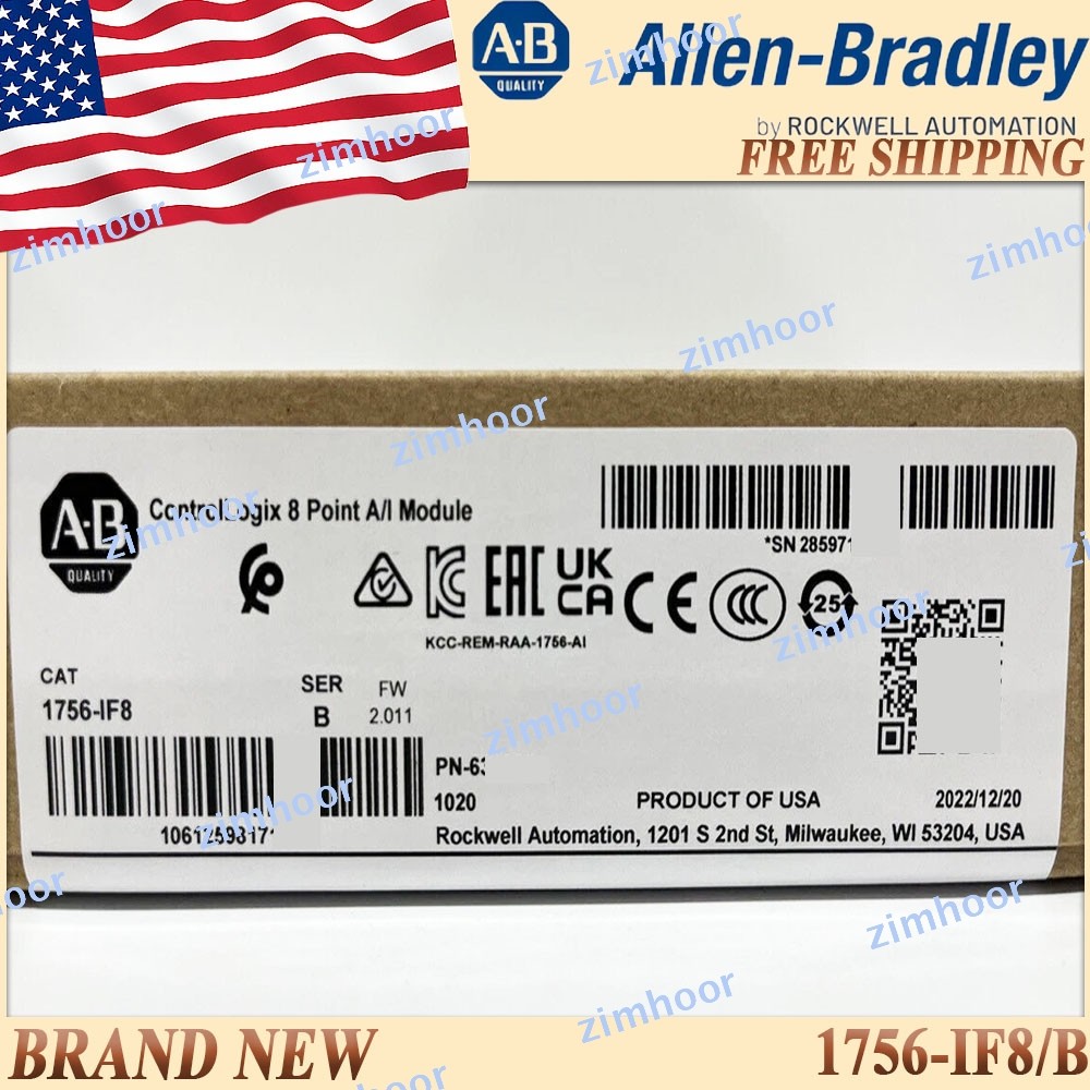 Original Sealed AB 1756-IF8/B ControlLogix 8Point A/I Module 1756 IF8 serB US