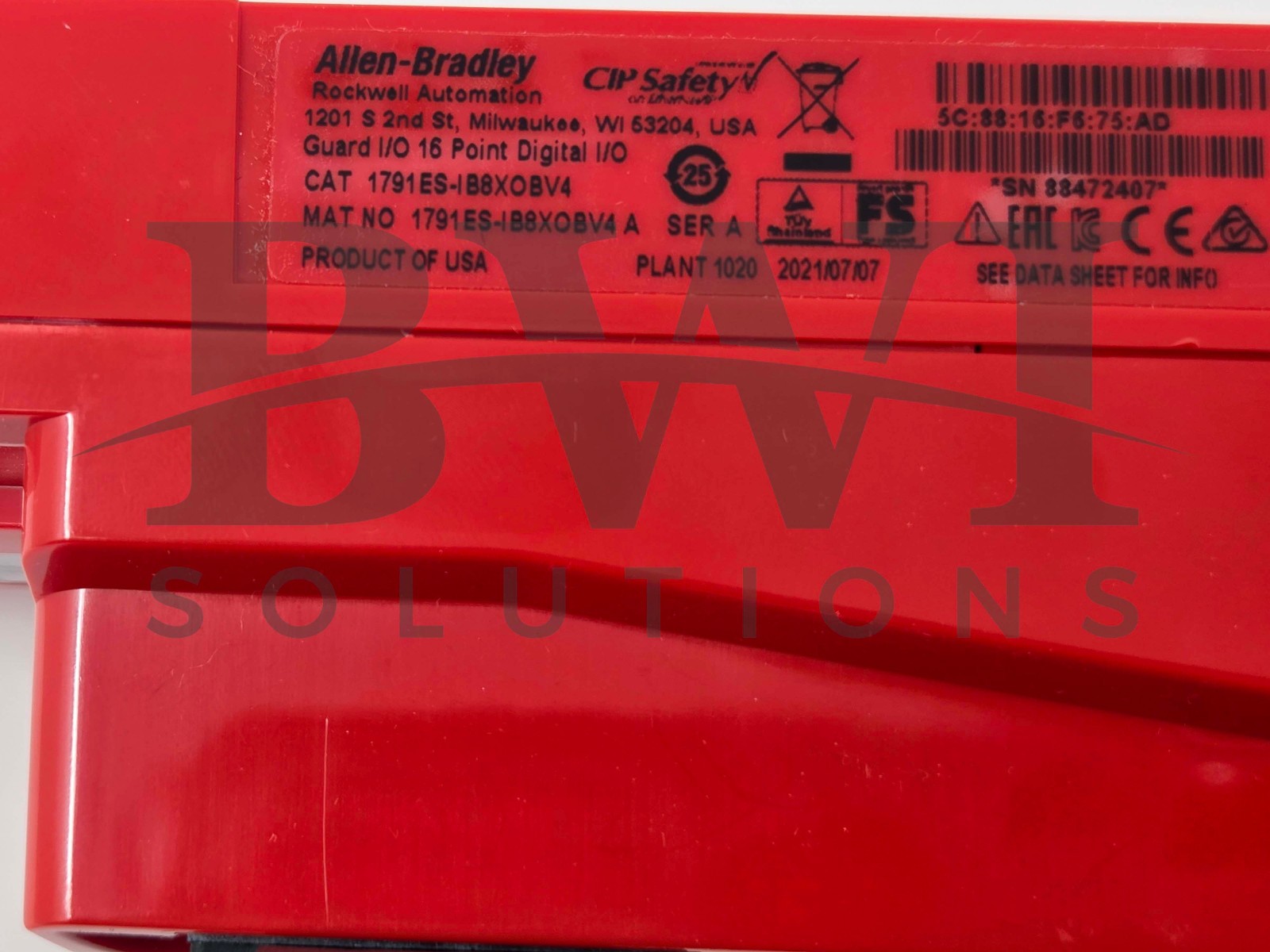 NEW Allen Bradley 1791ES-IB8XOBV4 /A CompactBlock 16-Point Digital I/O Module