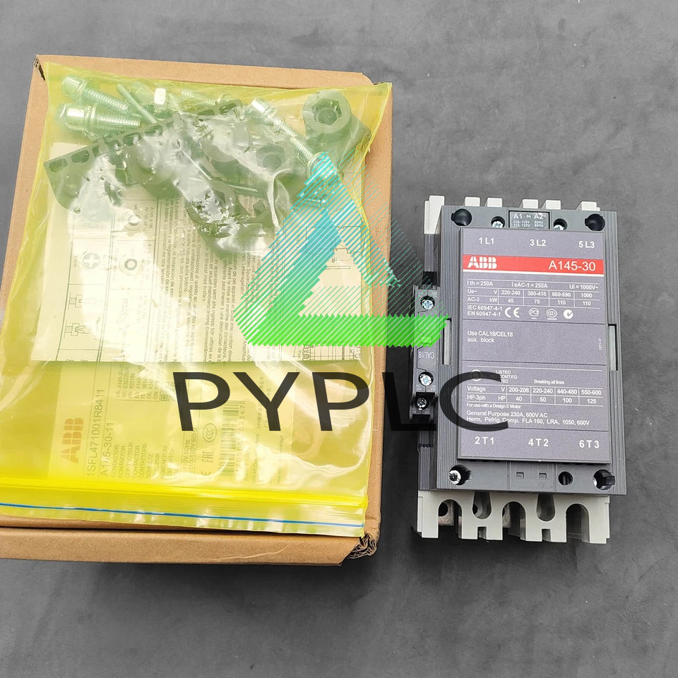 New Coil Contactor A145-30-11-84 for ABB 3P 110-120V