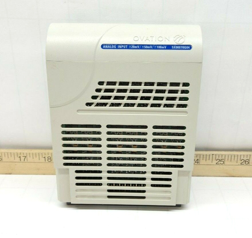 EMERSON OVATION ANALOG INPUT MODULE ±20mV/50mV/100mV 5X00070G04
