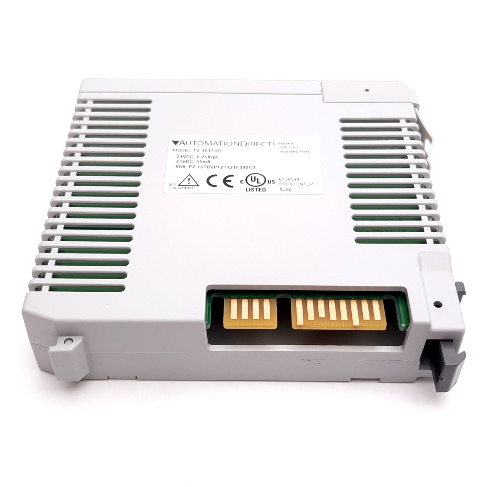 Automation Direct P2-16TD2P P2000 PLC Output Module, 16-Point, 12-24VDC