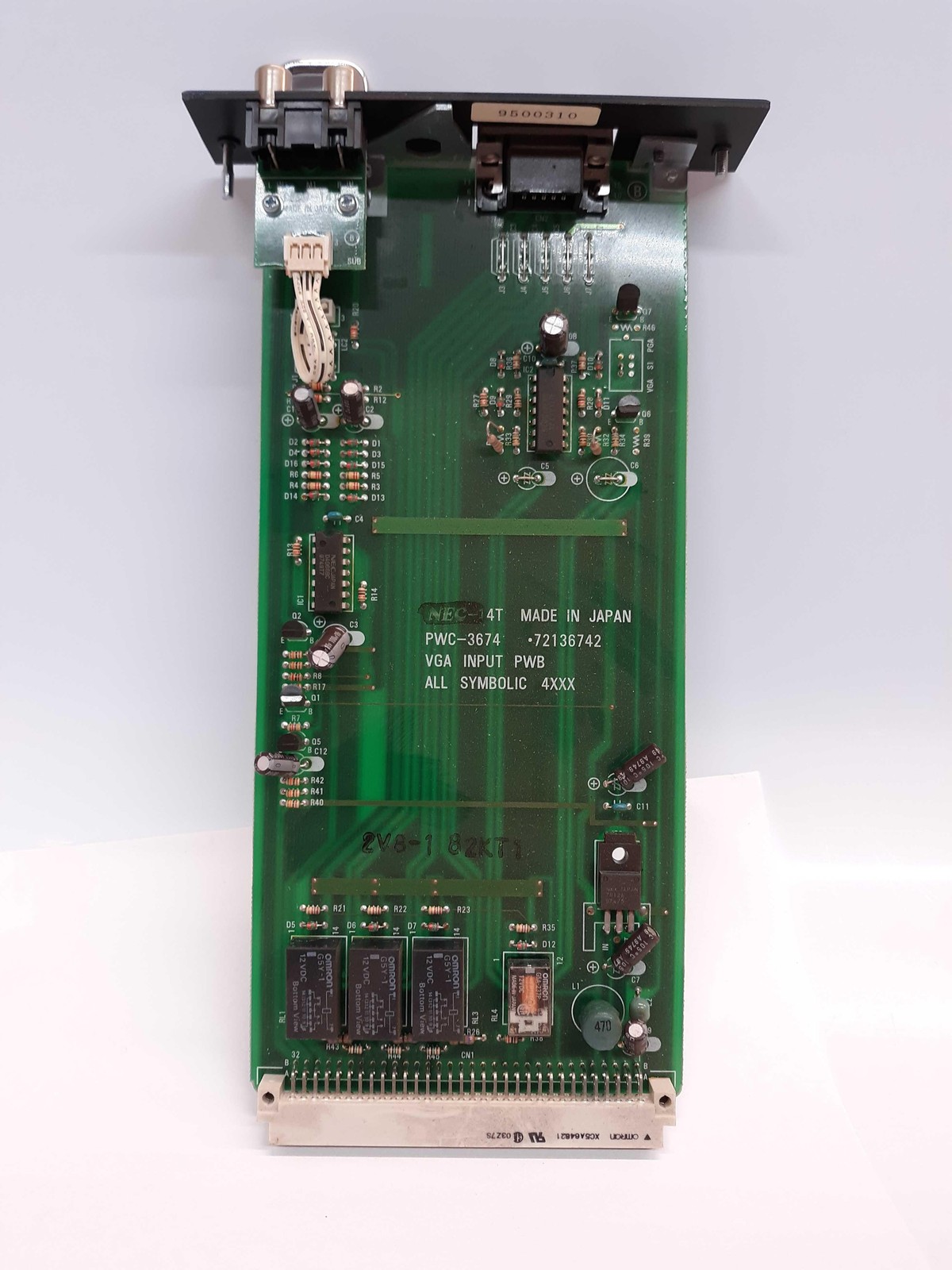 NEC PWC-3674 VGA Input Module, PWB All Symbolic 72136742 Board