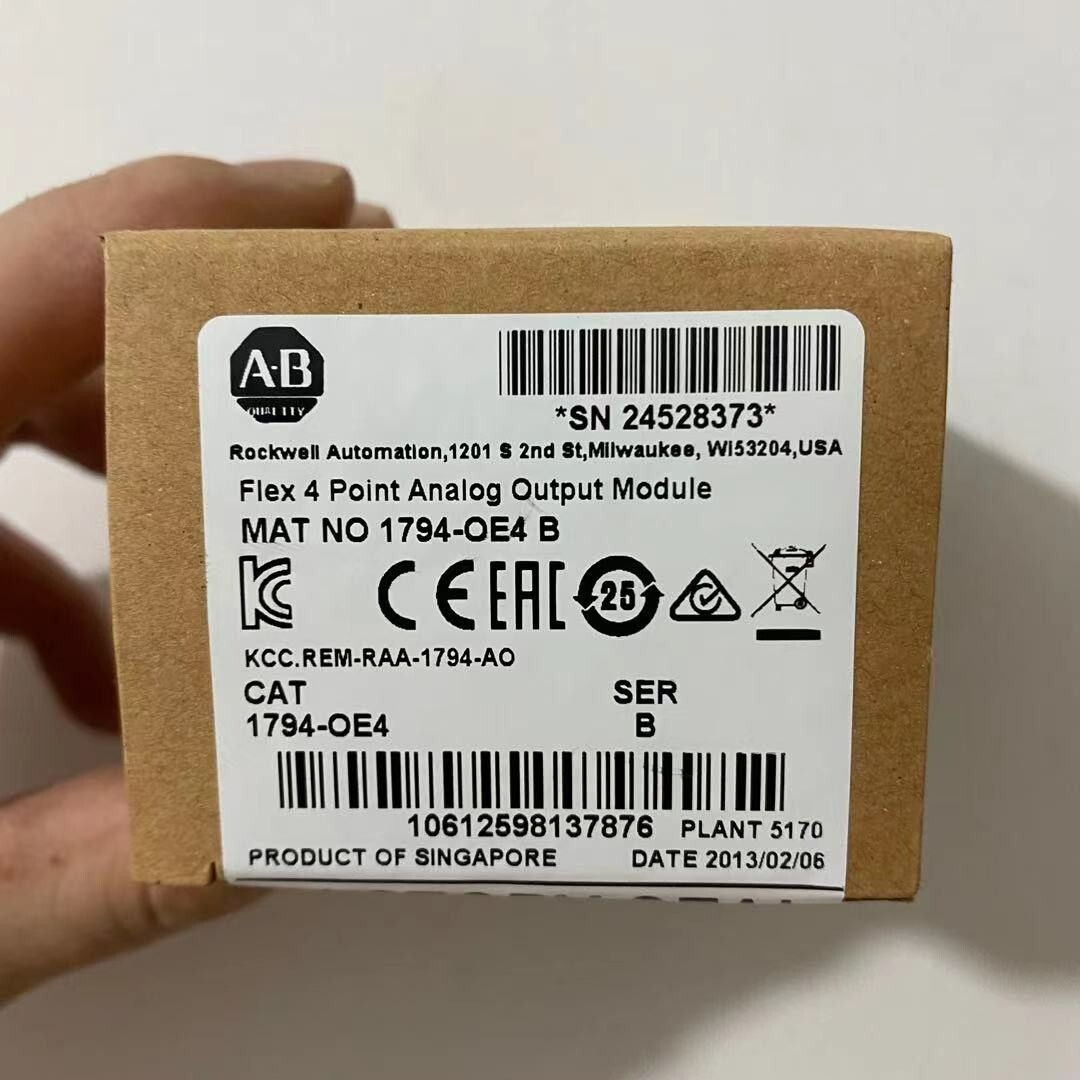 New Factory Sealed AB 1794-OE4 SER B Flex 4 Point Analog Output Module 1794OE4