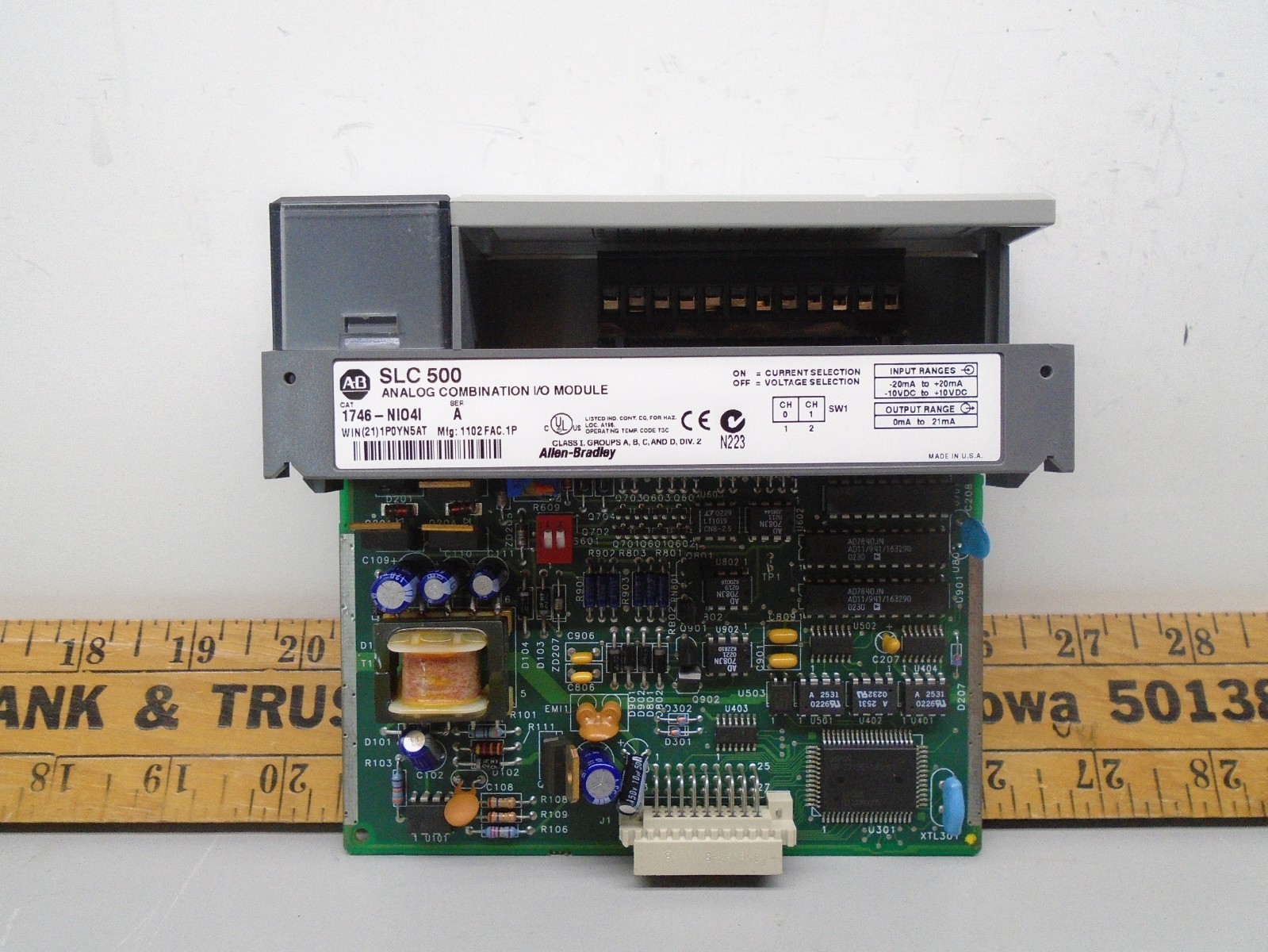 Allen Bradley 1746-NIO4I SLC 500 Analog Input/Output Module 163F