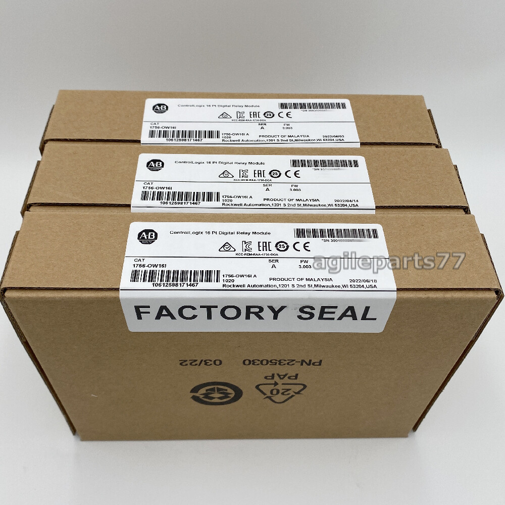 New factory Sealed 1756-OW16I AB ControlLogix Digital Relay Module PLC 2022 NEW
