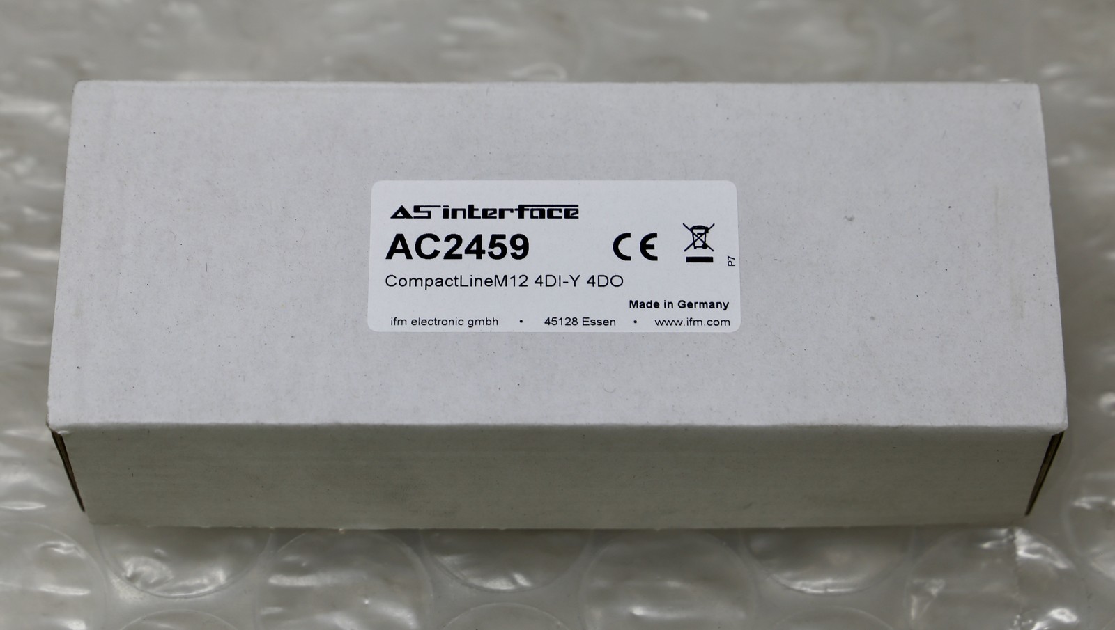 *NEW* IFM AC2459 – AS-INTERFACE CompactLineM12 4DI-Y 4DO 4-Input / 4-Output Mod