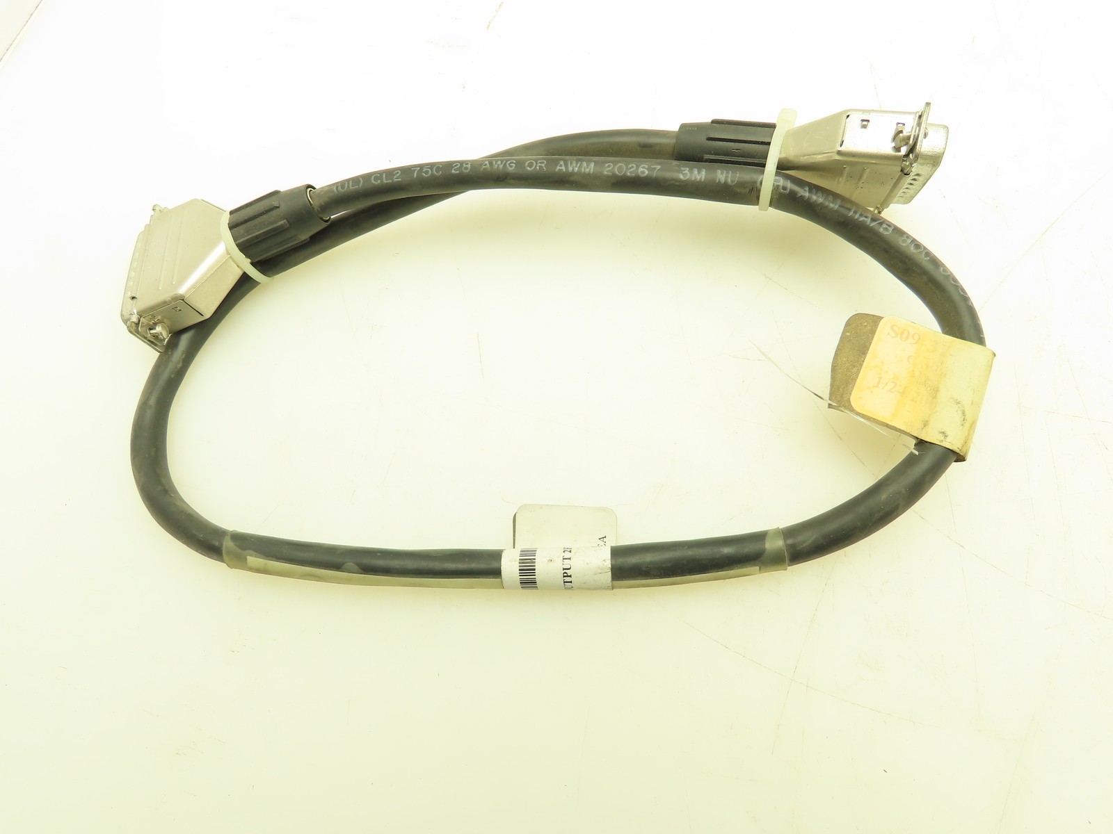 Plus Electro Cam PS-4300-02-002 Connector Cable Input Output 2′ Cord 25 Pin