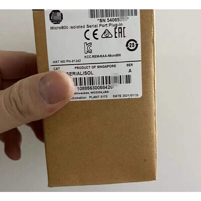 NEW SEALED Allen-Bradley 2080-SERIALISOL Micro800 Isolated Serial Port Plug-In