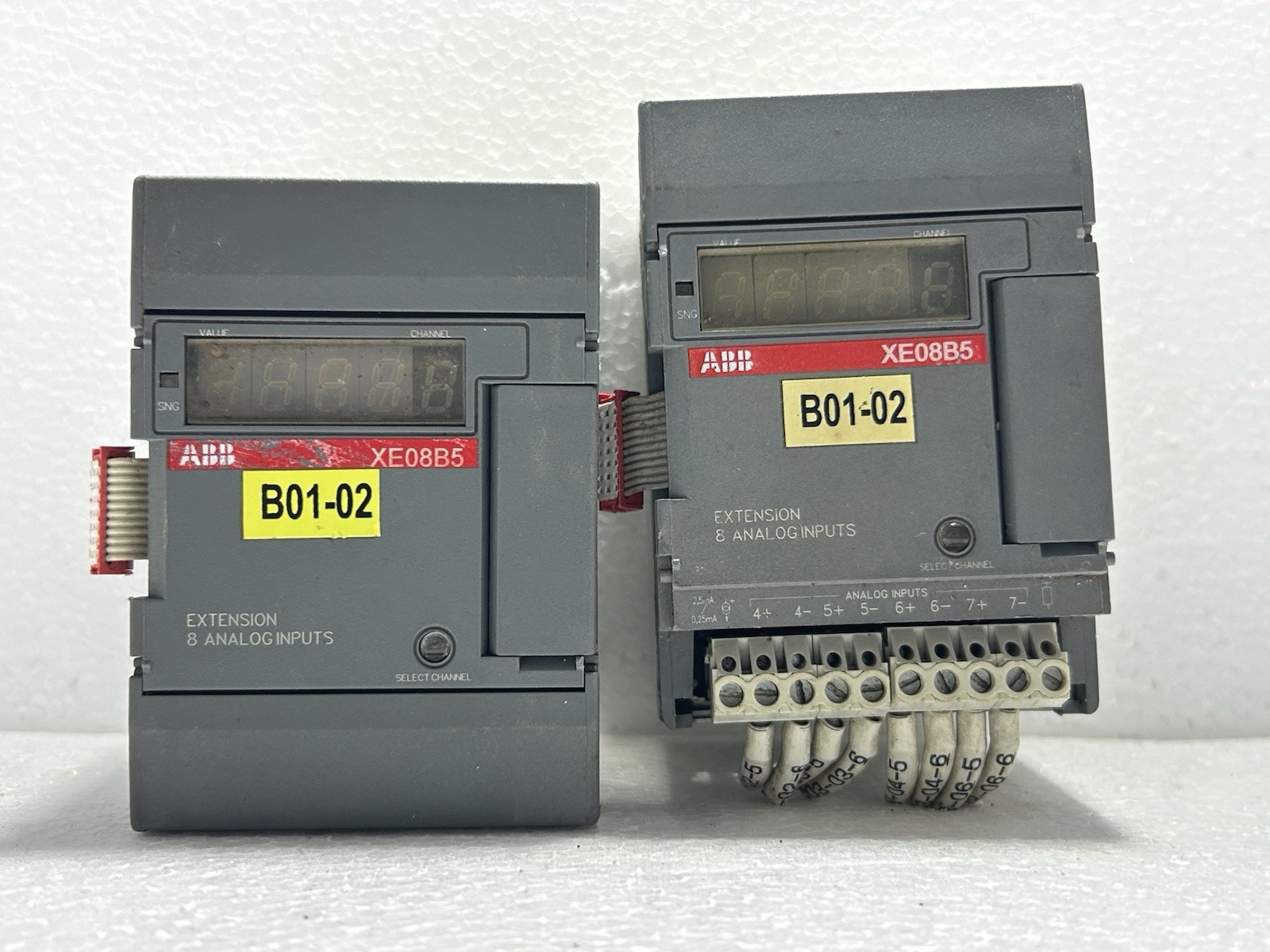 LOT OF 2 PCS ABB 1SBP260106R1001 ANALOG INPUT EXPANISON MODULE
