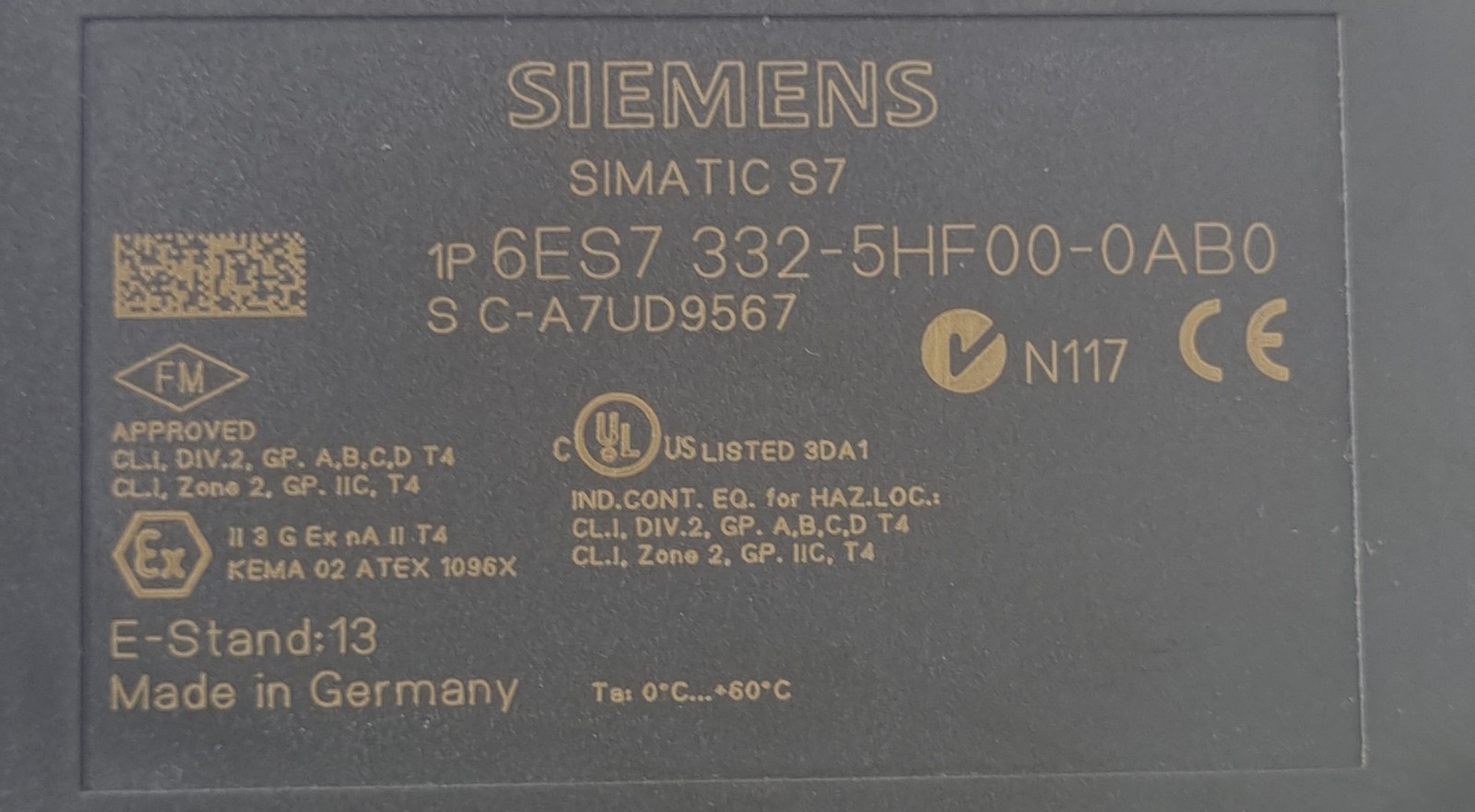 Siemens 6ES7332-5HF00-0AB0 Analog Output Module (Not Working) ( 10 piece price )